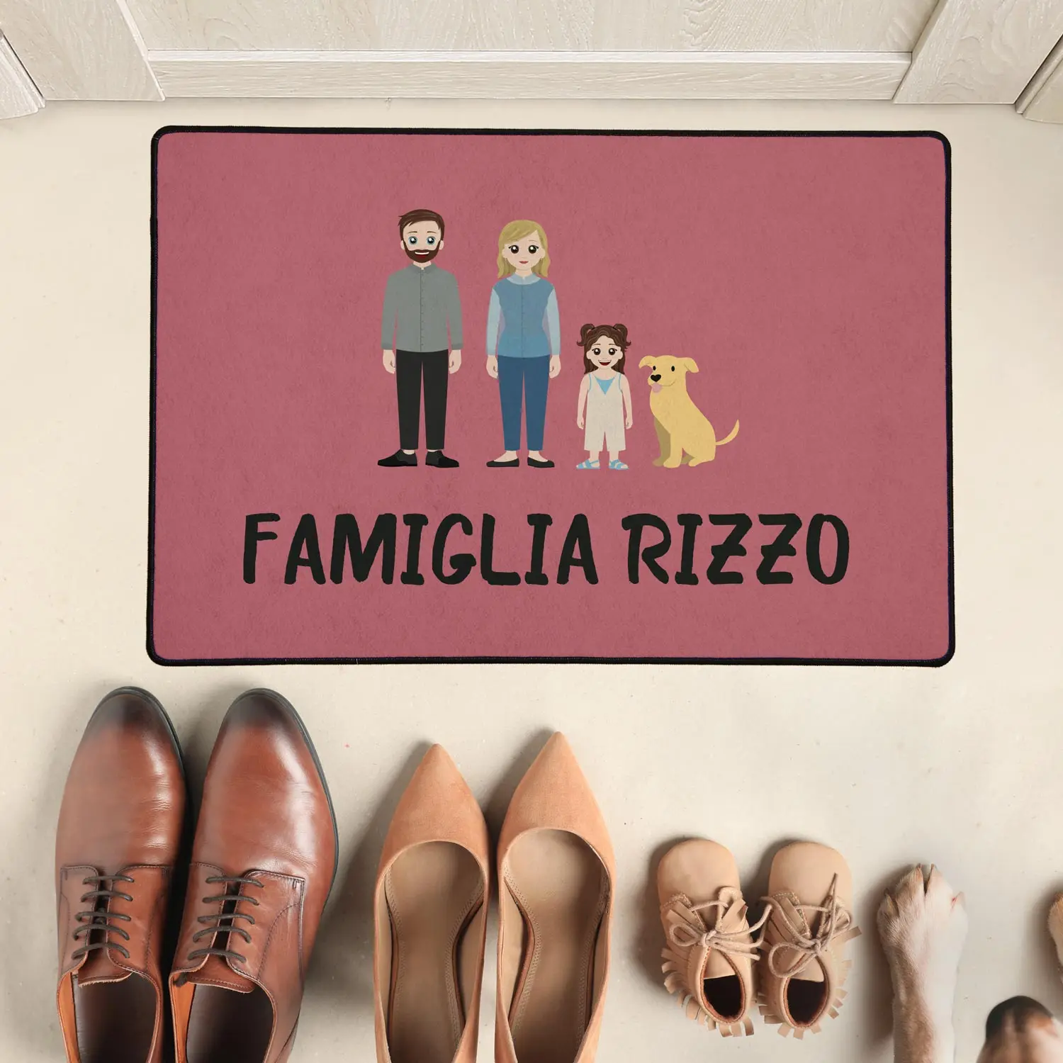 Zerbino famiglia personalizzato