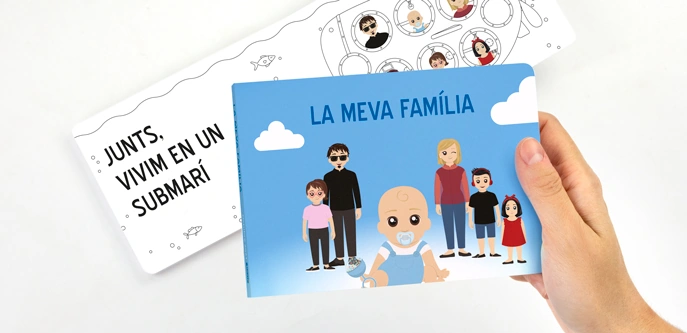 Conte personalitzat La meva família per a nens