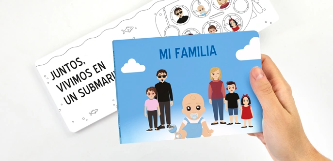 Cuento personalizado Mi familia para niños
