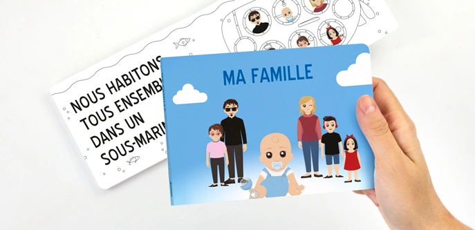 Livre Ma famille personnalisé