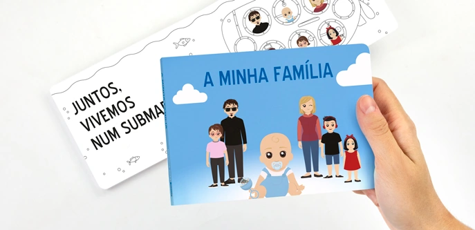 Livro personalizado A minha família