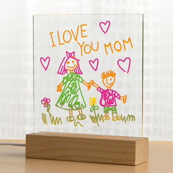 Lámparas con luz led personalizadas con nombre