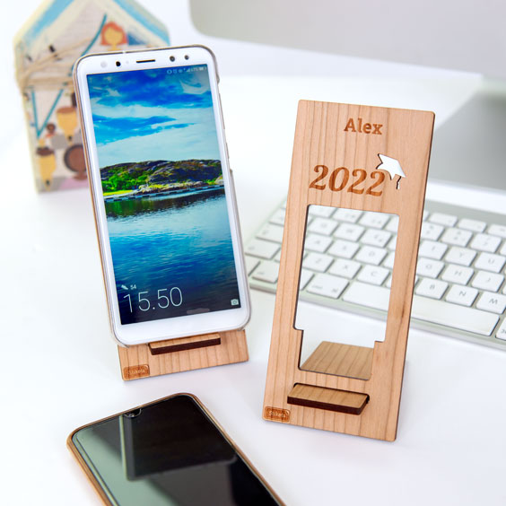 Wooden Personalized Mobile Stand