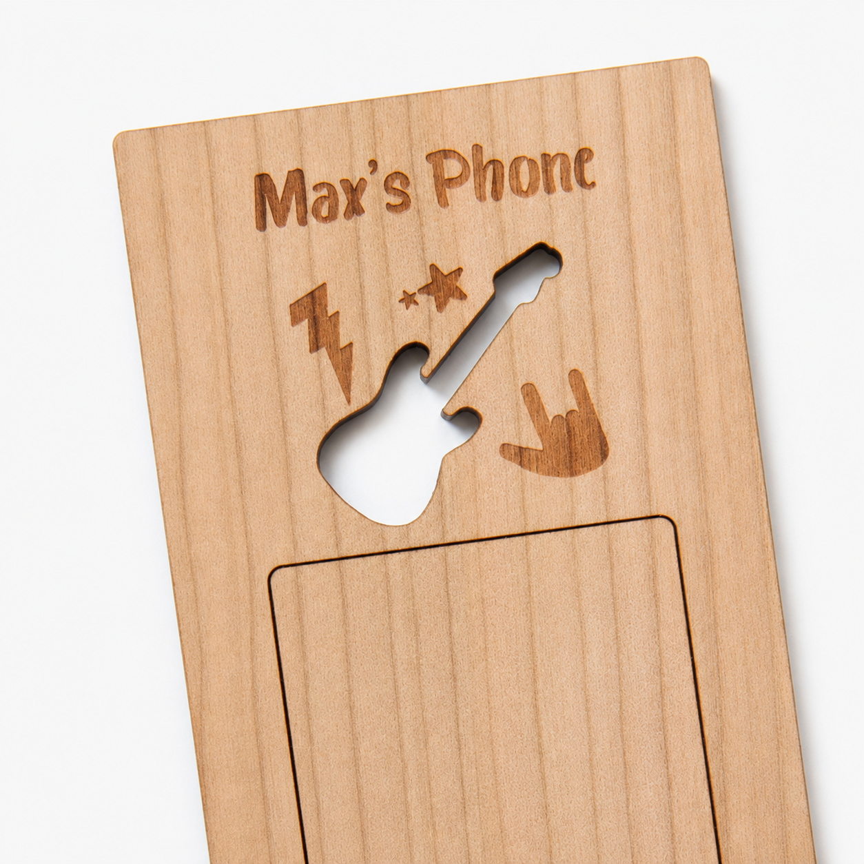 Wooden Personalized Mobile Stand