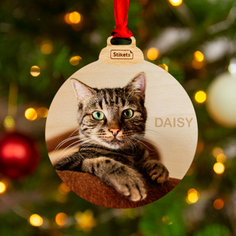 Personalisierte Weihnachtskugeln