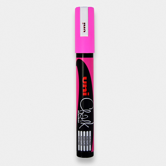 Pink liquid chalk pen