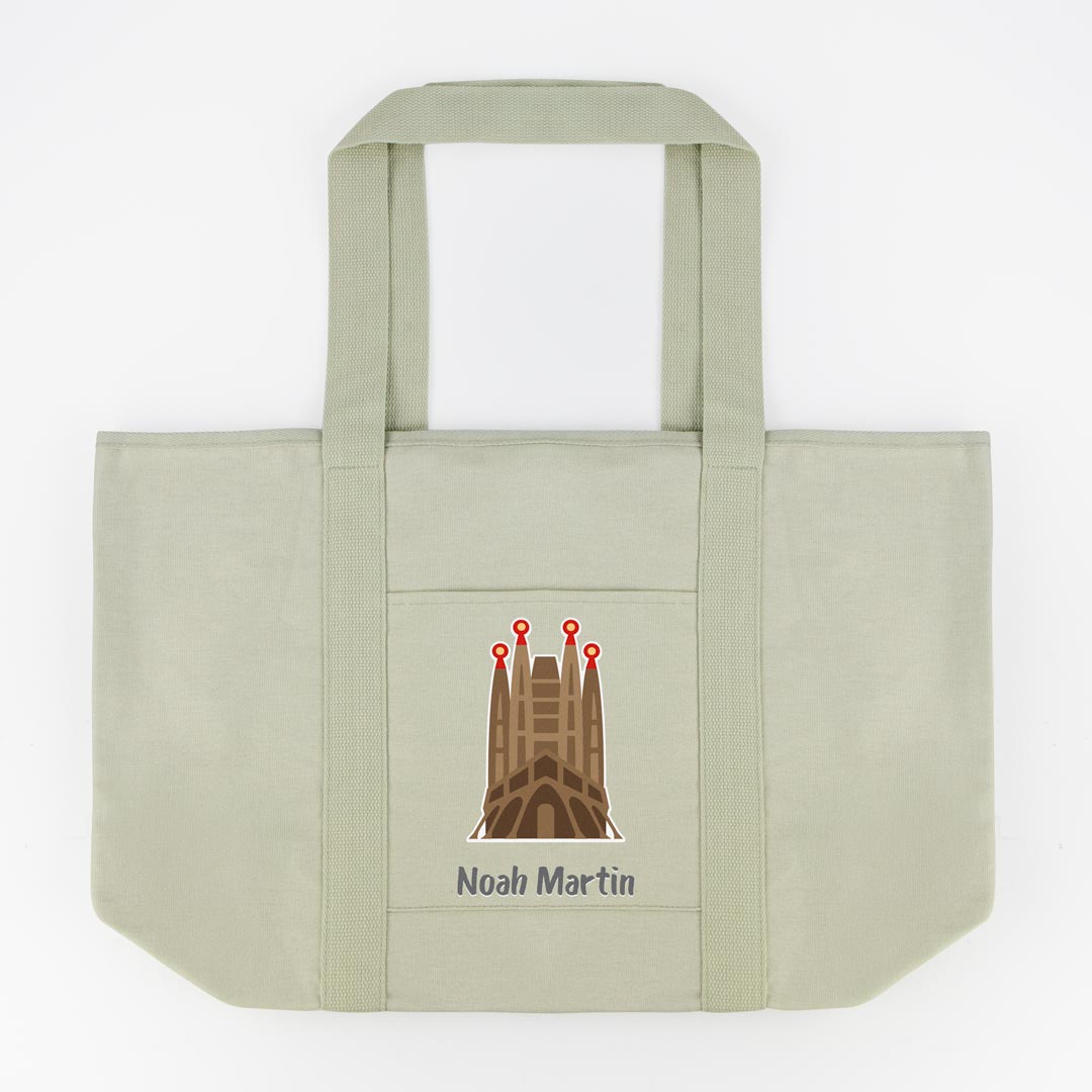 Personalised Big Tote Bag with Icon or Twinie