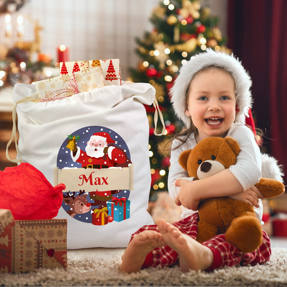 Personalized Christmas gift Bags