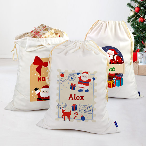 Personalised Christmas gift Bags
