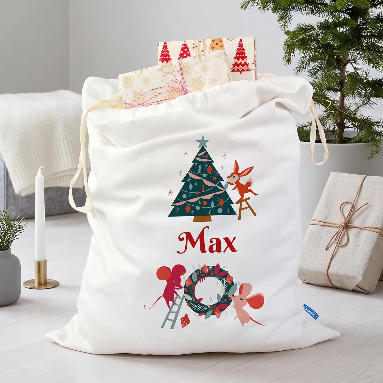 Personalized Christmas gift Bags