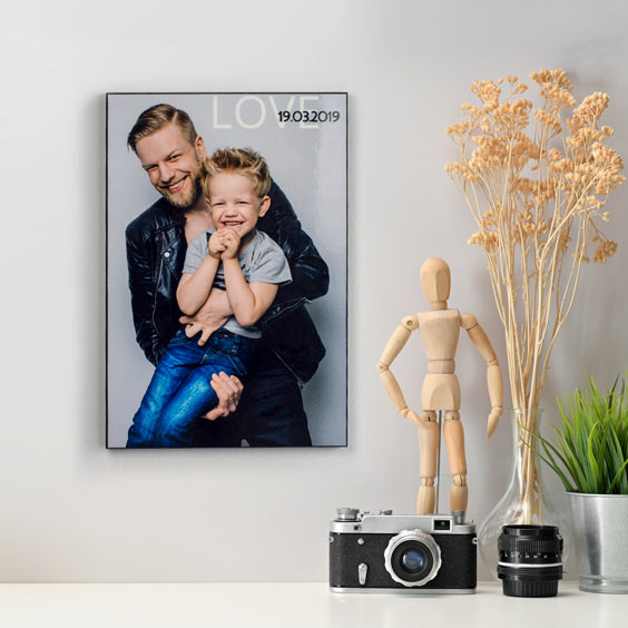 Portafoto personalitzat en fusta per a paret