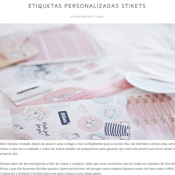 Etiquetas personalizadas ...