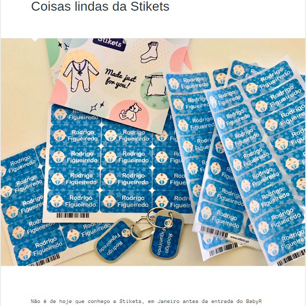 Coisas lindas da Stikets