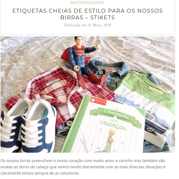 Etiquetas cheias de estilo ...