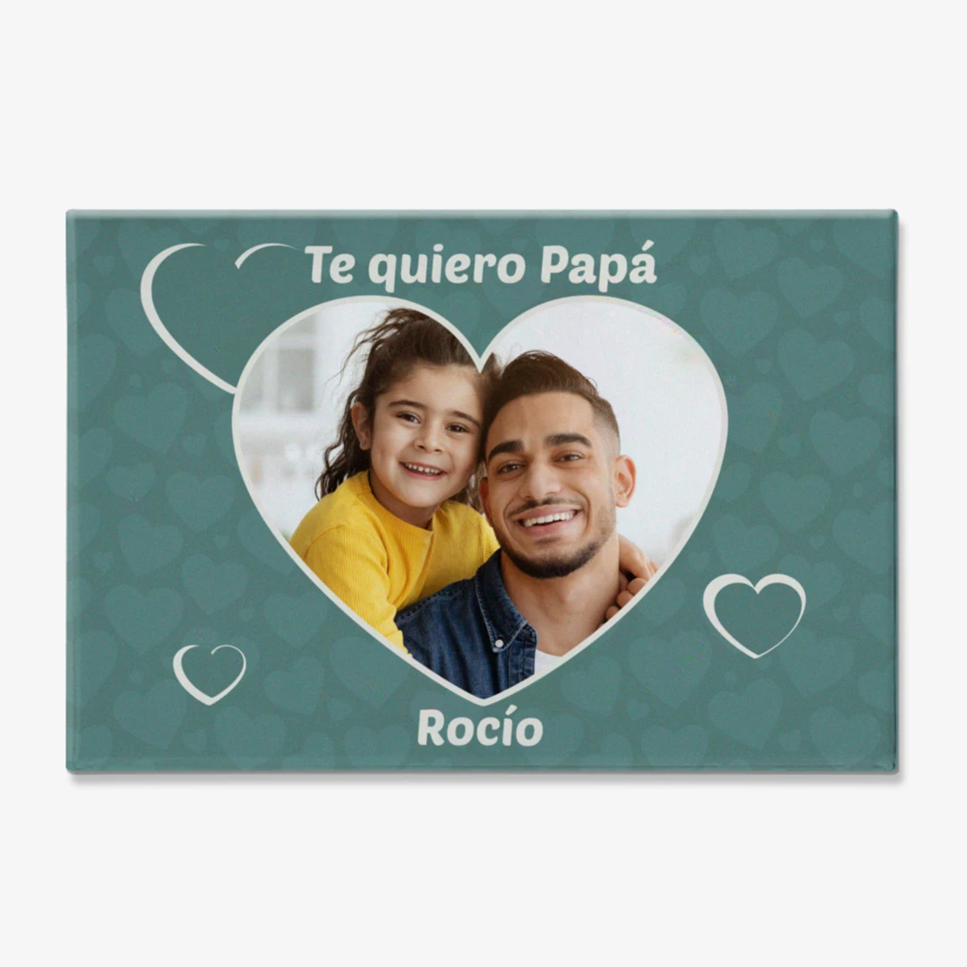Imanes personalizados para nevera rectangulares para papá