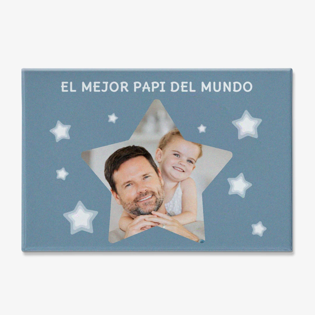 Imanes personalizados para nevera rectangulares para papá