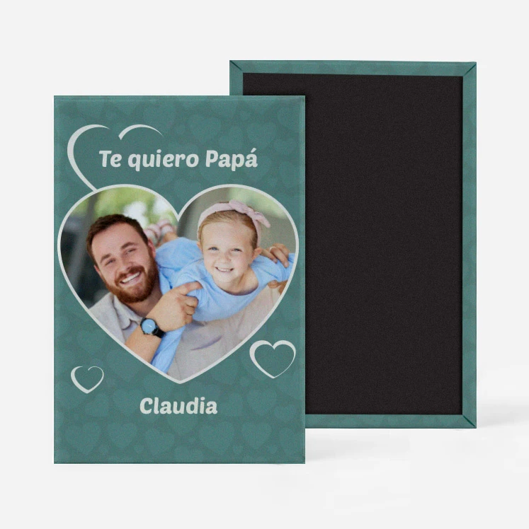 Imanes personalizados para nevera rectangulares para papá