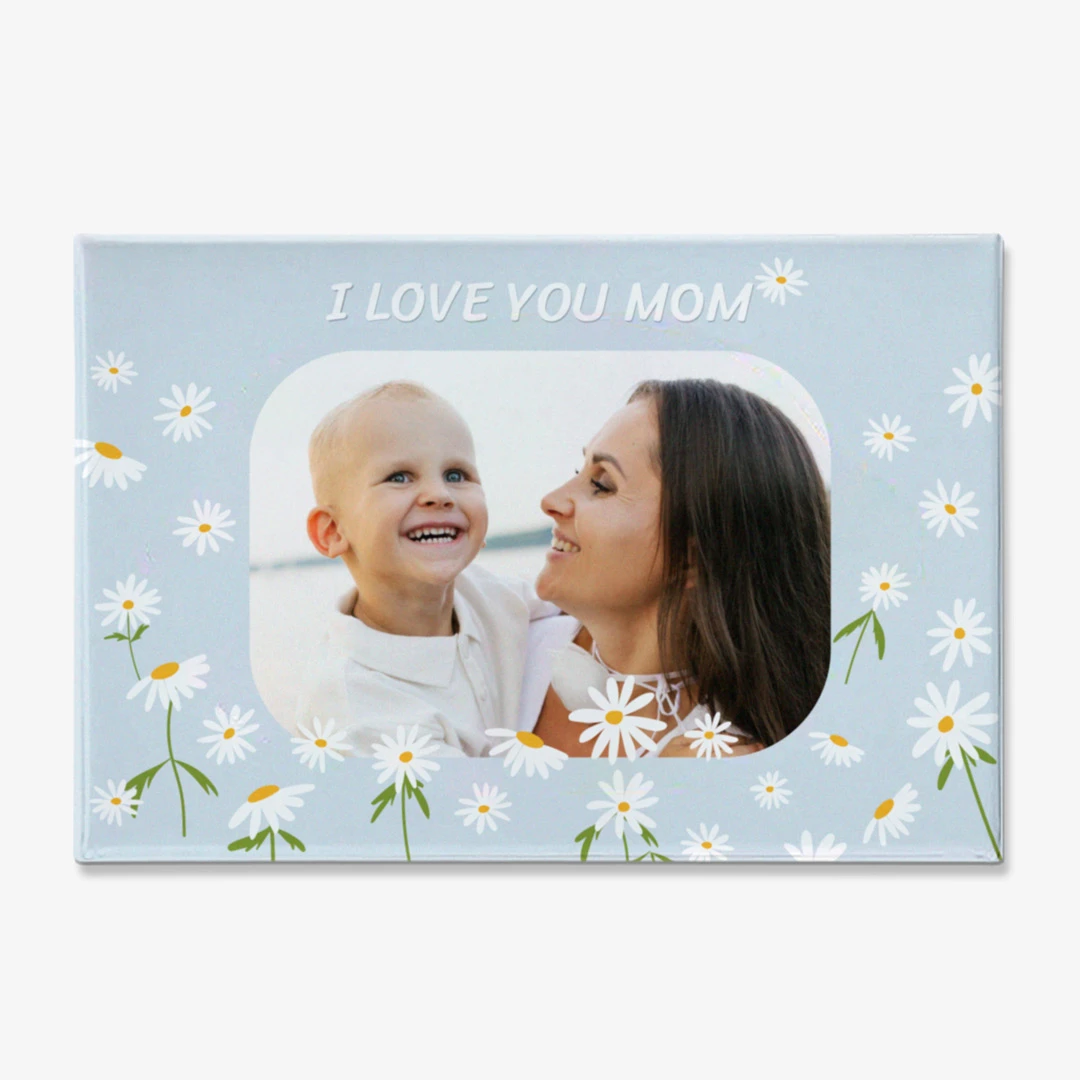 Personalized Rectangular Fridge Magnets for Mum