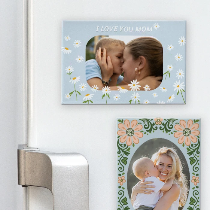 Personalized Rectangular Fridge Magnets for Mum