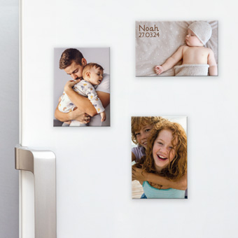 Magnets pour frigo rectangulaires personnalisés