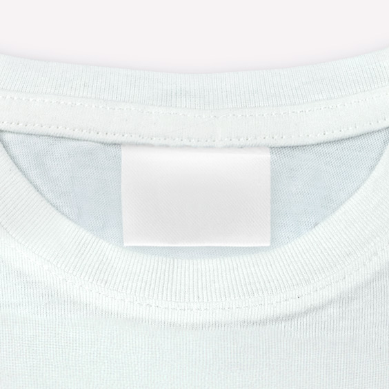 Etichette adesive per vestiti