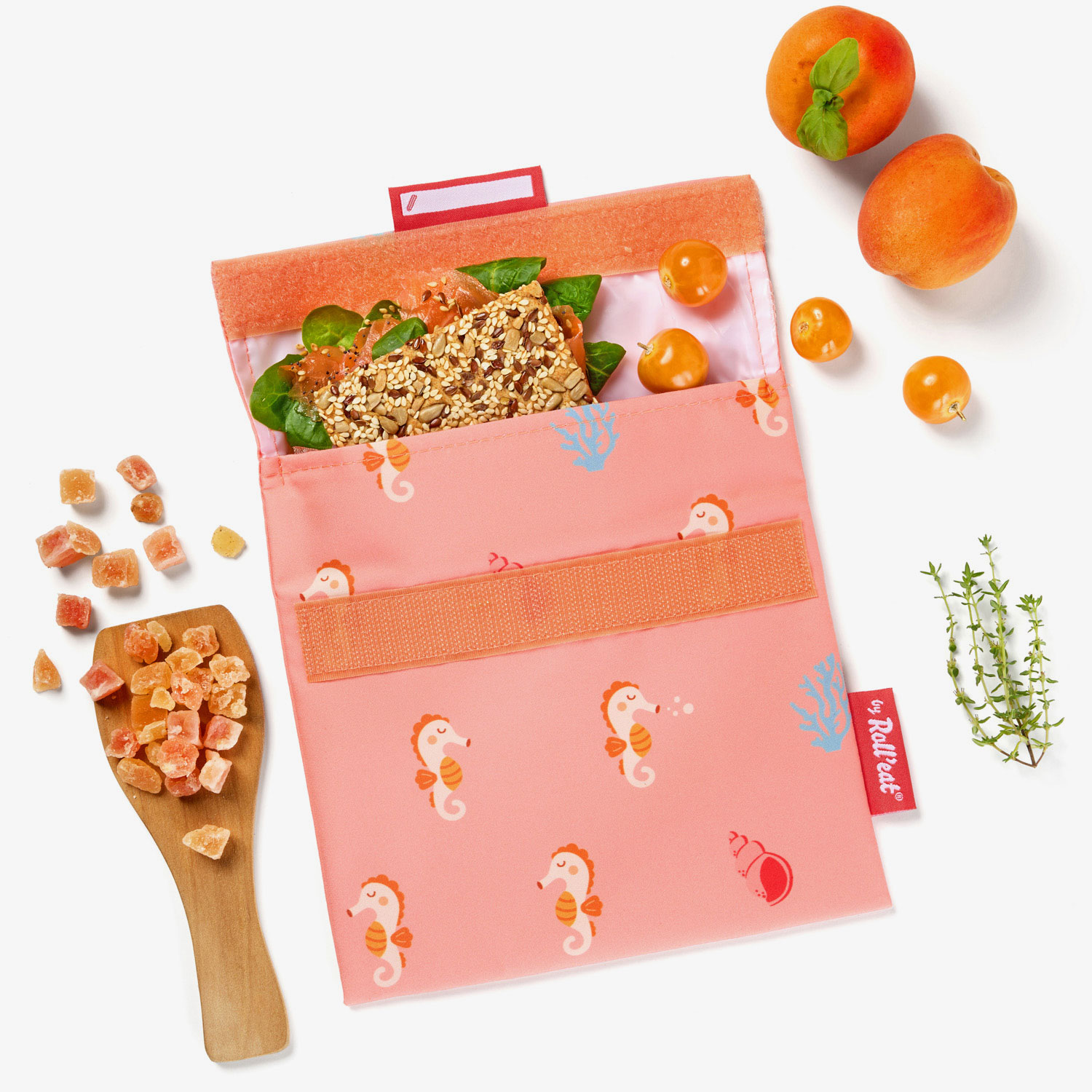Sac à goûter Sea Horse Snack’n’Go by Roll'eat Sac à goûter Sea Horse Snack’n’Go by Roll'eat