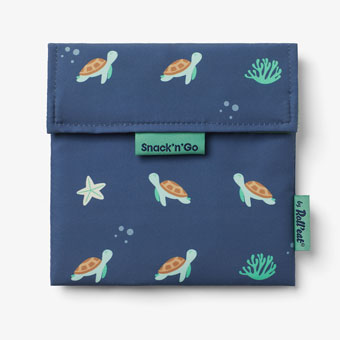 Sac à goûter Sea Turtle Snack’n’Go by Roll'eat