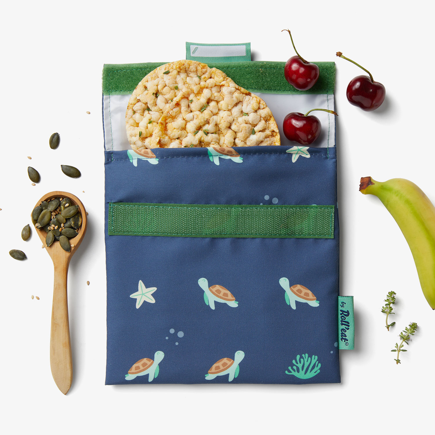 Sac à goûter Sea Turtle Snack’n’Go by Roll'eat Sac à goûter Sea Turtle Snack’n’Go by Roll'eat