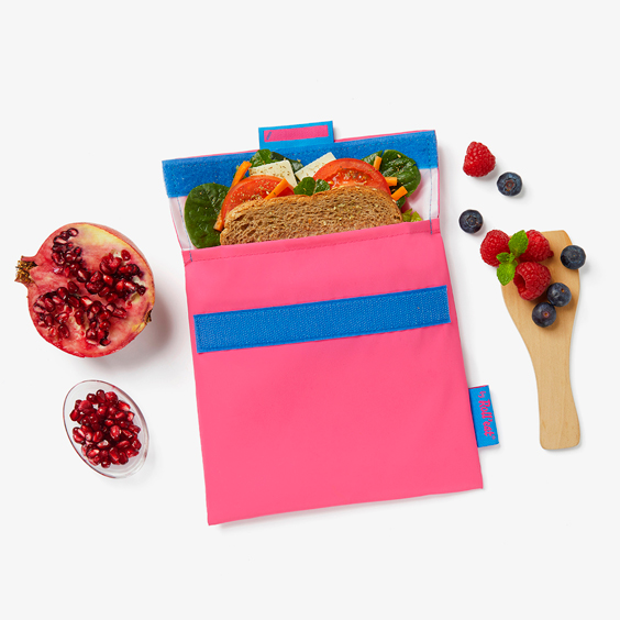 Fluor Pink Reusable Snack Bag