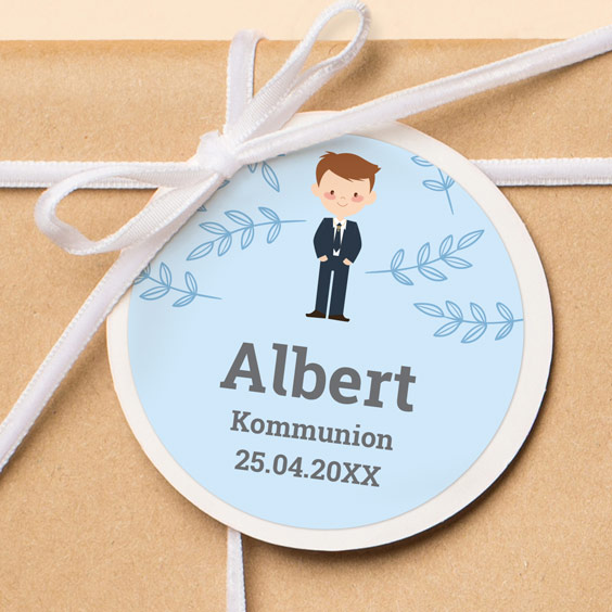 Aufkleber für Kommunionen