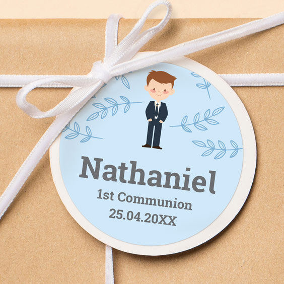 First Communion favour Stickers