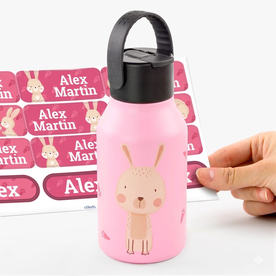 Gourde isotherme Runbott Rabbit 350 ml personnalisable