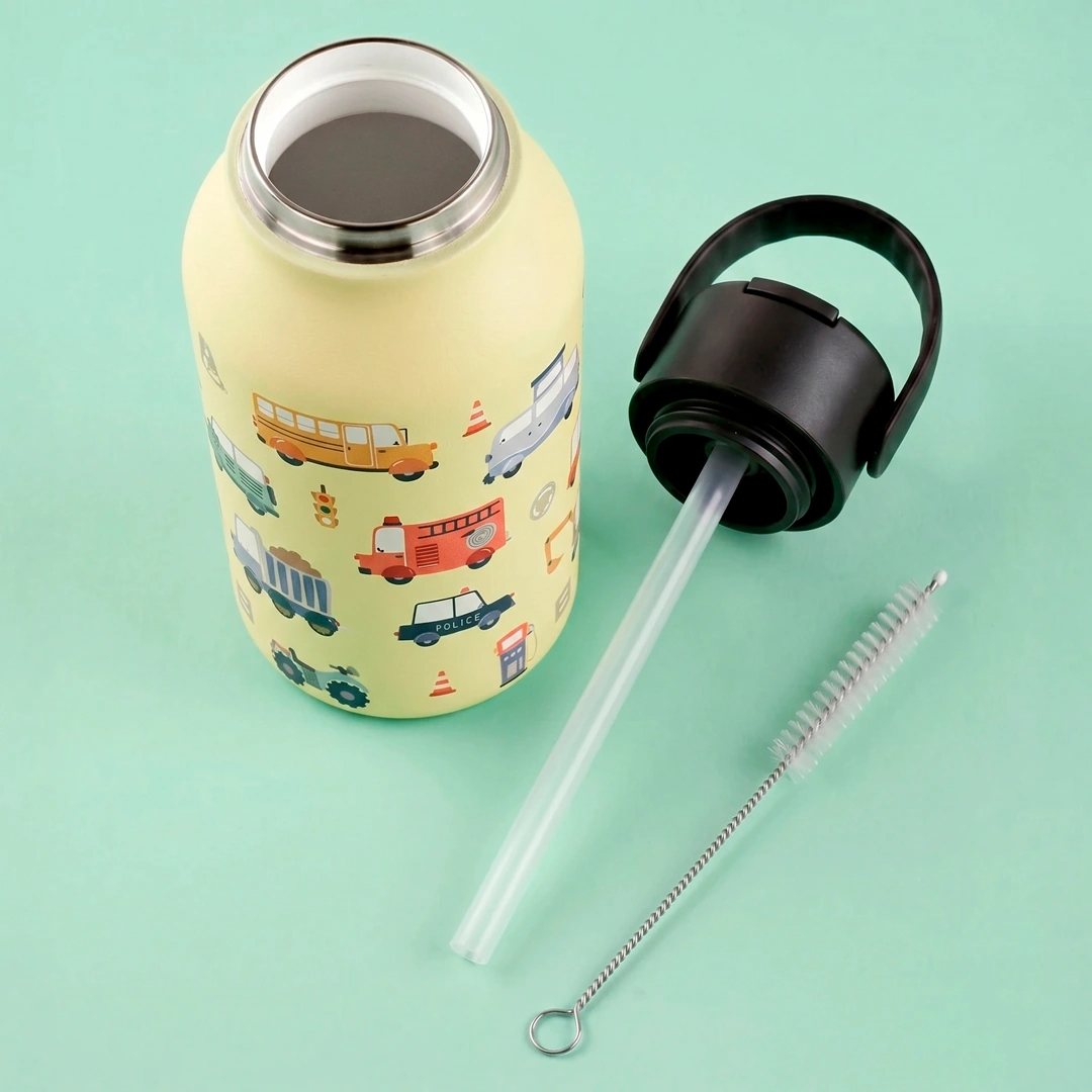 Road 350ml Personalised Thermal Runbott Bottle