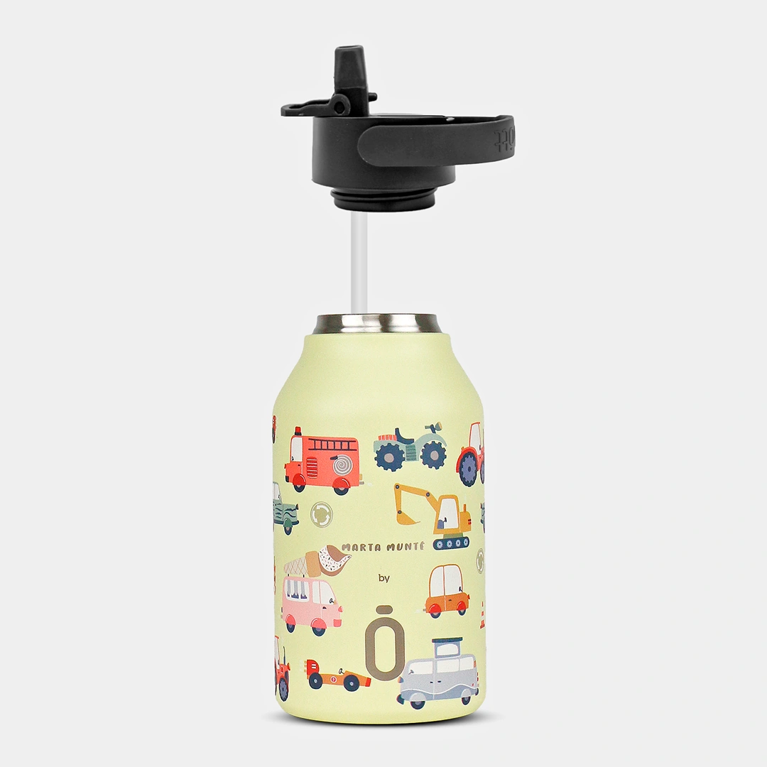 Road 350ml Personalised Thermal Runbott Bottle