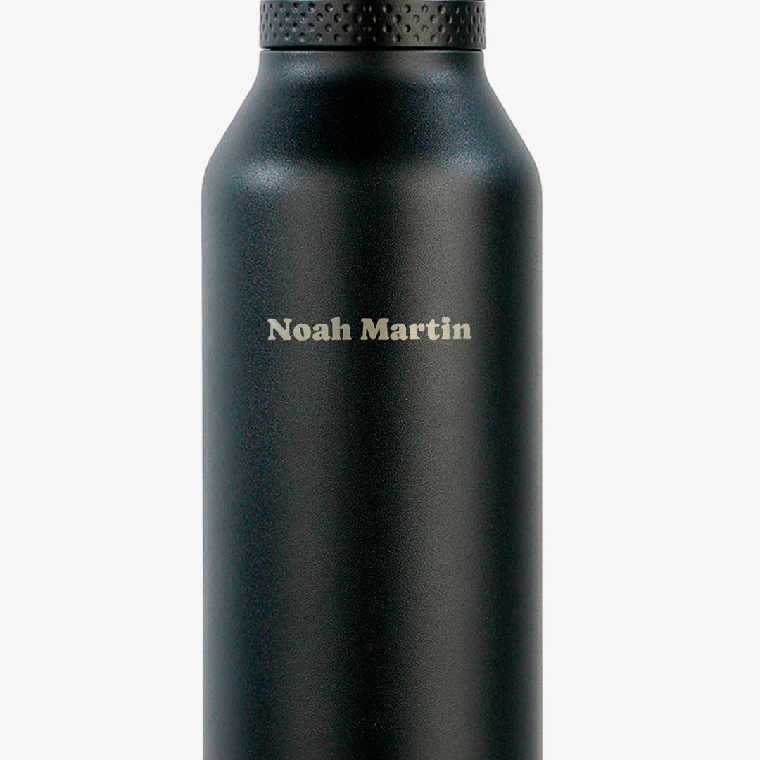 Ampolla del Benfica personalitzada Runbott 1L negra