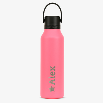 Aquarelle Blush 600ml Personalized Runbott Bottle