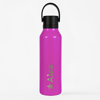 Aubergine 600ml Personalised Runbott Bottle