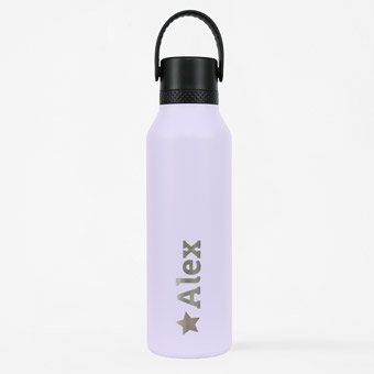 Personalisierte Flasche - Runbott  600 ml Flasche in Flieder