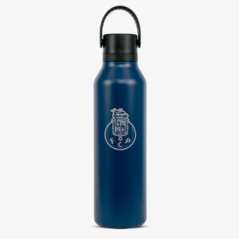 Personalisierte Runbott Mii 600 ml Thermoflasche FC Porto – Dunkelblau