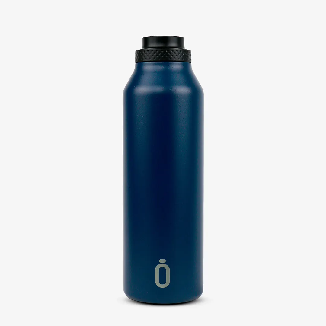 Personalisierte Runbott Mii 600 ml Thermoflasche FC Porto – Dunkelblau