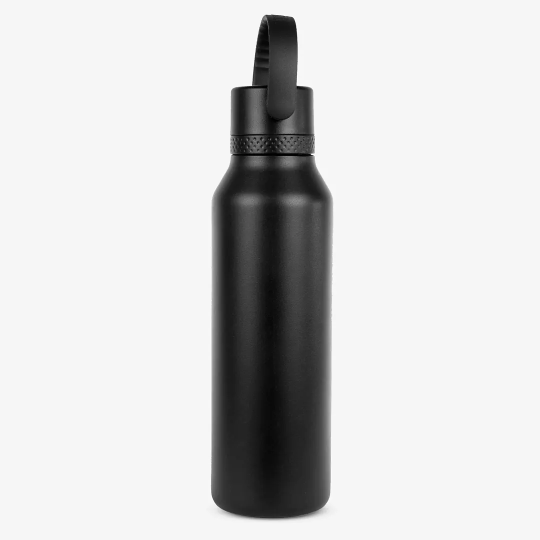 Personalisierte Runbott Mii 600 ml Thermoflasche Real Madrid – Schwarz