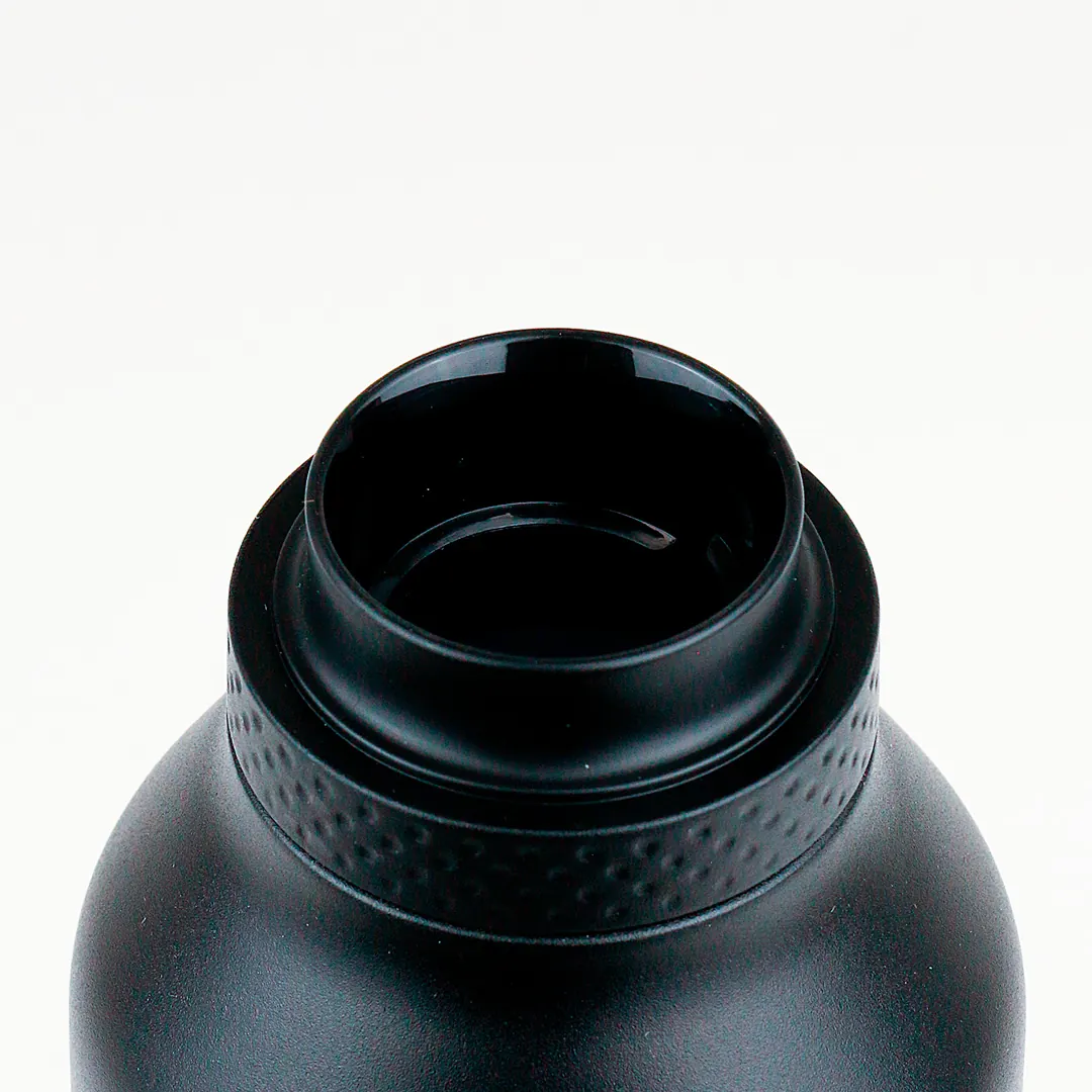 Personalisierte Runbott Mii 600 ml Thermoflasche Real Madrid – Schwarz