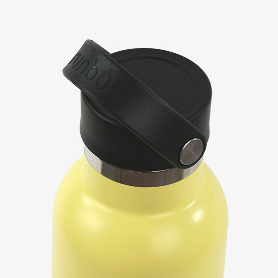 Lemon Runbott Stainless Steel Thermos Water Bottle with Ceramic Inner Coating