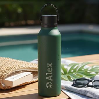 Botella personalizada Runbott 600ml oliva