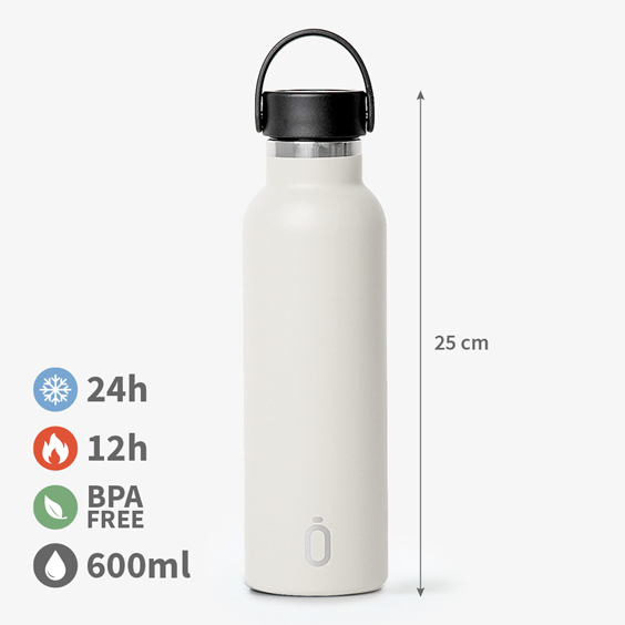 Gourde Runbott isotherme en acier inoxydable sans BPA
