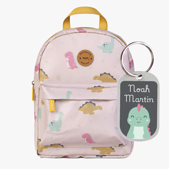 Sac à dos enfant Wild Dinos de Saro personnalisée
