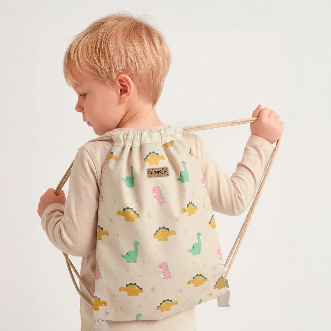 Motxilla sac Wild Dinos Saro personalitzable