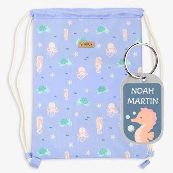 Mochila saco Ocean Life Saro personalizable