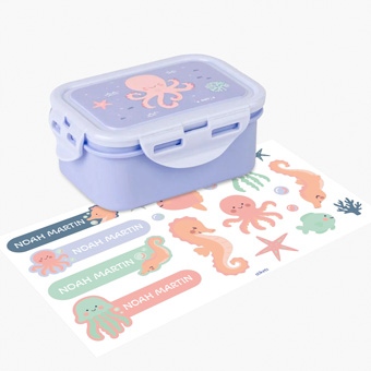 Pudełko śniadaniowe Octopus Saro z możliwością personalizacji