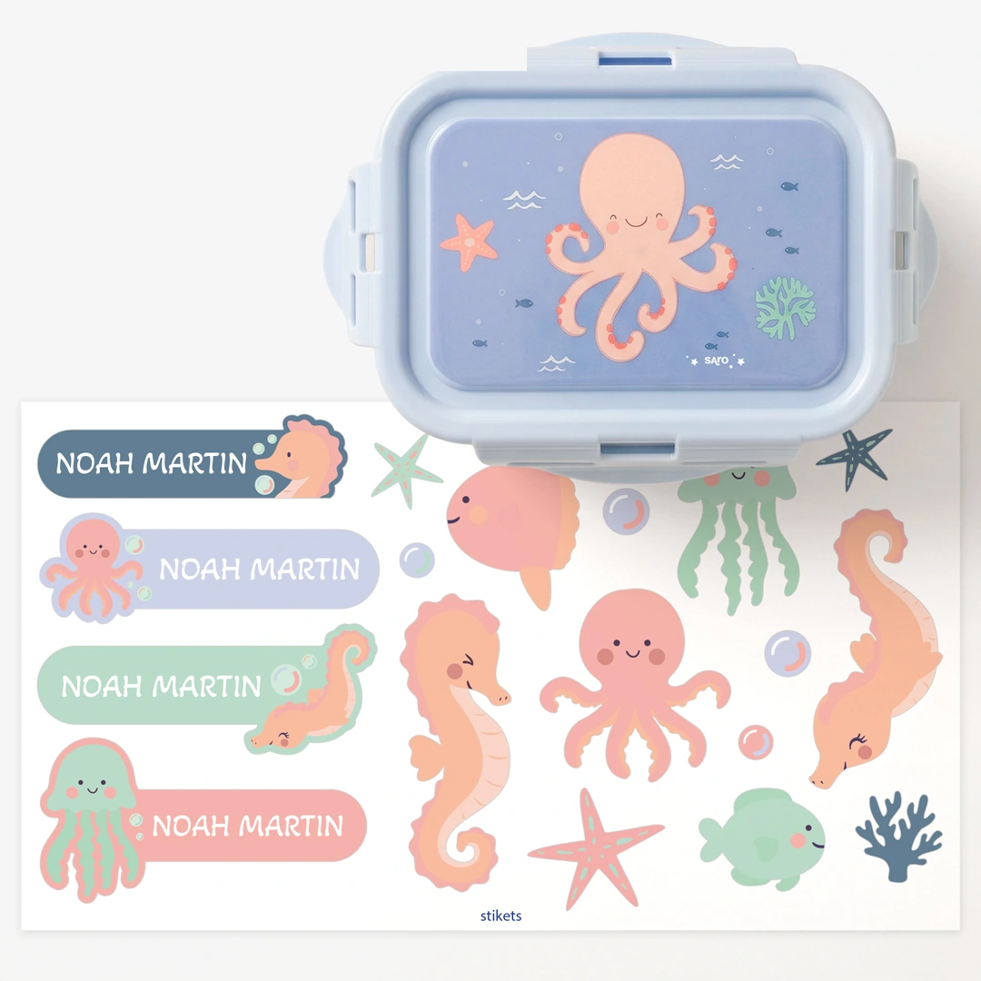 Octopus Saro Lunch Box Customizable Octopus Saro Lunch Box Customizable